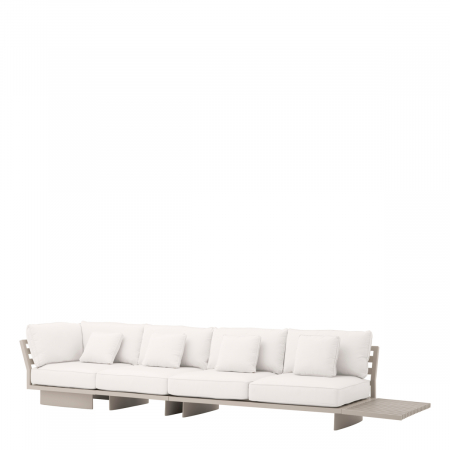   Canapea exterioară Royal Palm din pânză Sunbrella bej 114998 EICHHOLTZ [3]