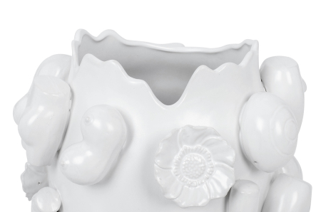 Vază Decorativă Body Parts 25x25x37 cm, Gresie Ceramică Alb - Kare Design [2]