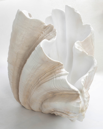 Vază Decorativă Concha 57x31x35 cm, Rășină Kremowy - Kare Design [2]
