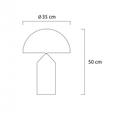 Veioza eleganta de design Zia 50 cm, negru/auriu, MT20520-2-250T - King [5]