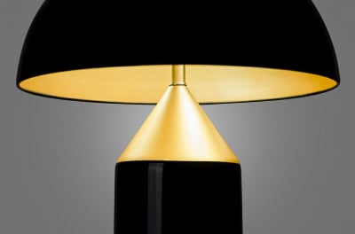 Veioza eleganta de design Zia 50 cm, negru/auriu, MT20520-2-250T - King [8]