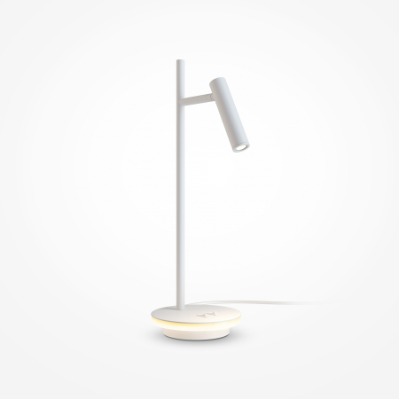Lampi de birou - Veioza LED Estudo Z010TL-L8W3K, cu intrerupator, 8W, 550lm, lumina calda, IP20, alba, Maytoni