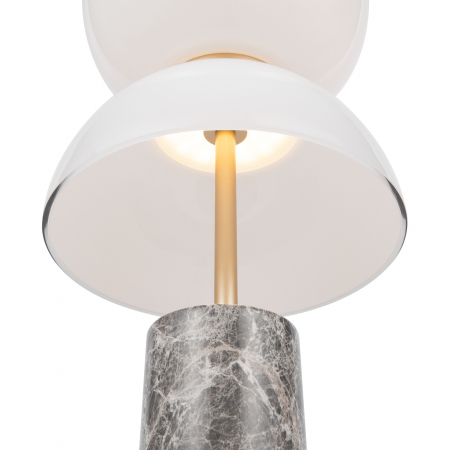Veioza LED Kyoto MOD178TL-L11GR3K, cu intrerupator, 11W, 350lm, lumina calda, IP20, alba+gri, Maytoni [2]