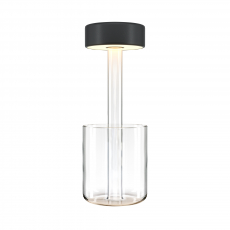 Veioze - Veioza LED MOD229TL-L3B3K1, dimabila, cu intrerupator, 3W, 120lm, lumina calda+neutra, IP20, transparenta+neagra, Maytoni