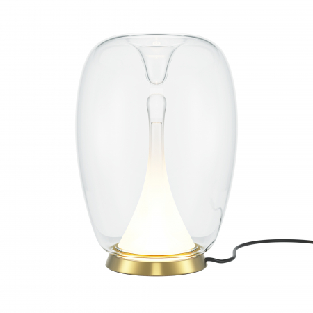 Veioze - Veioza LED Splash MOD282TL-L15G3K1, cu intrerupator, 9W, 800lm, lumina calda, IP20, aurie+transparenta, Maytoni