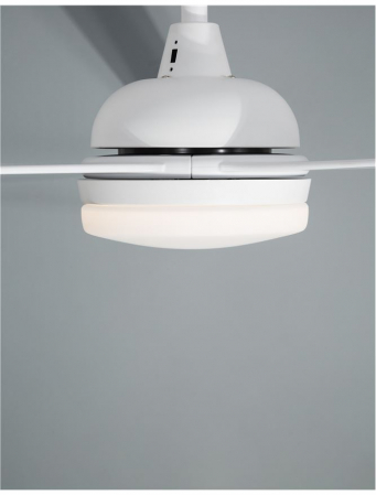 Ventilator cu LED alb Estee, Ø 152 cm, din otel, 9953198 - Novaluce [3]