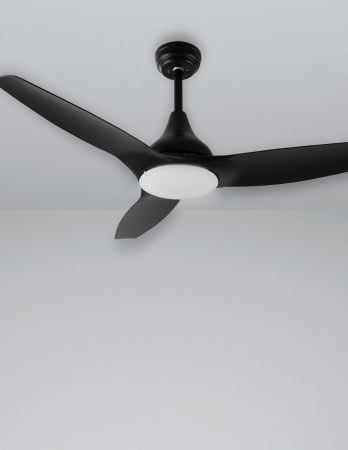 Ventilator cu LED alb/negru Martus, Ø 122 cm, baza otel, lame din ABS, 5267301 - Novaluce [13]