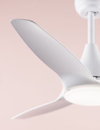 Ventilator cu LED alb/negru Martus, Ø 122 cm, baza otel, lame din ABS, 5267301 - Novaluce [4]