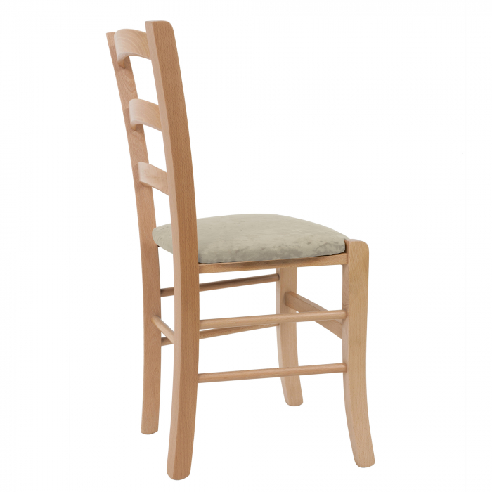 Scaun Paesana, cadru fag, material stofa E04 crem [3]