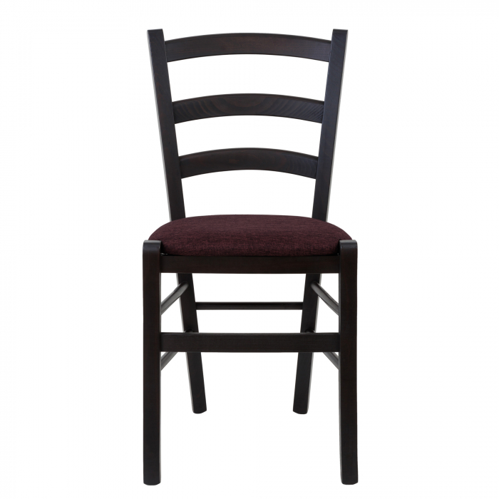Scaun Paesana, cadru fag, culoare wenge, material stofa S78 bordo [2]