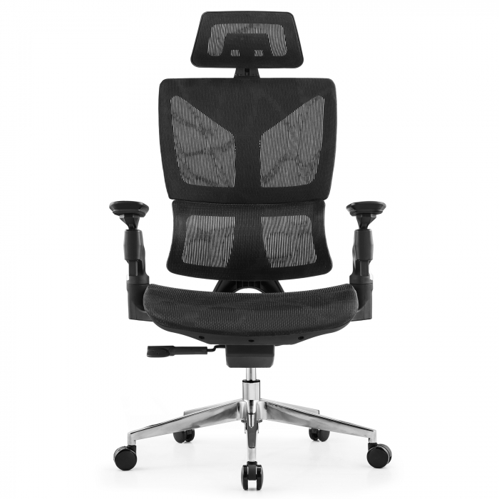 Scaun full mesh Nantes Lux - negru/negru [2]