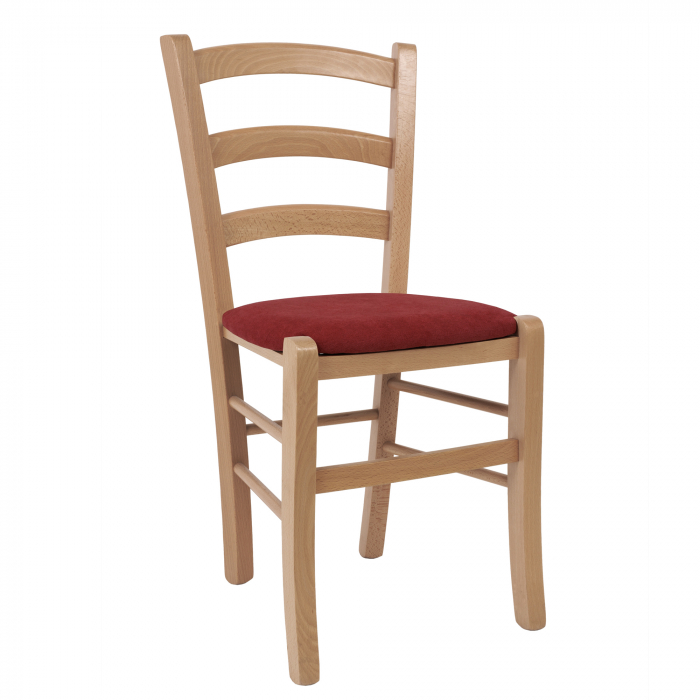 Scaun Paesana, cadru fag, material stofa K14 cranberry [1]