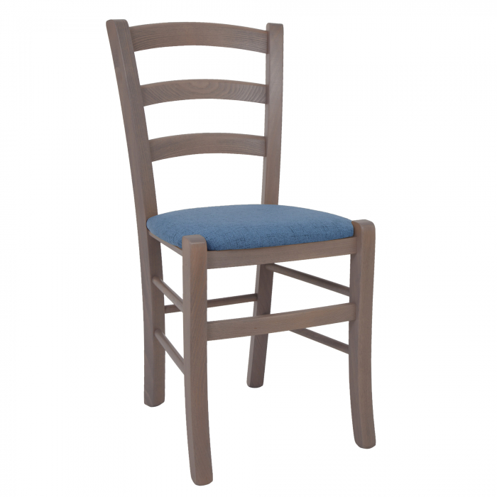 Scaun Paesana, cadru fag, culoare gri, material stofa G22 albastru [1]