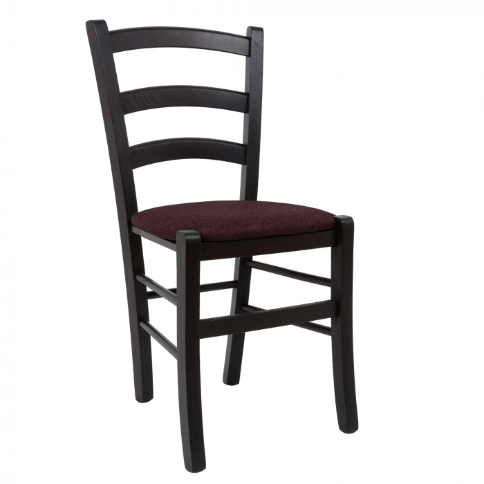 Scaun Paesana, cadru fag, culoare wenge, material stofa S78 bordo [1]