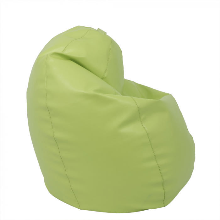 Mara - fotoliu puff - imitatie piele - verde [3]