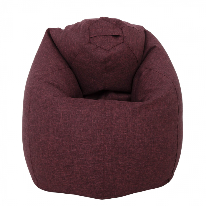 Mara - fotoliu puff - stofa S - bordo 78 [2]