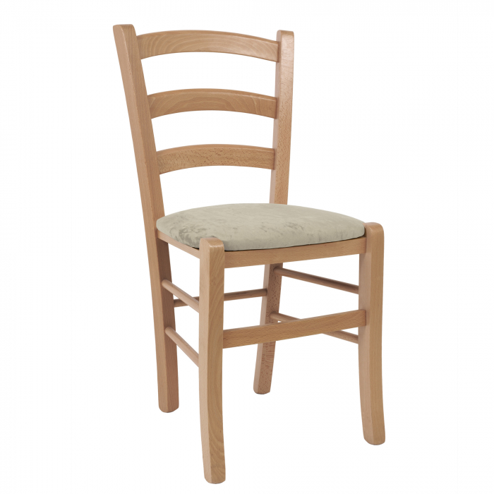 Scaun Paesana, cadru fag, material stofa E04 crem [1]