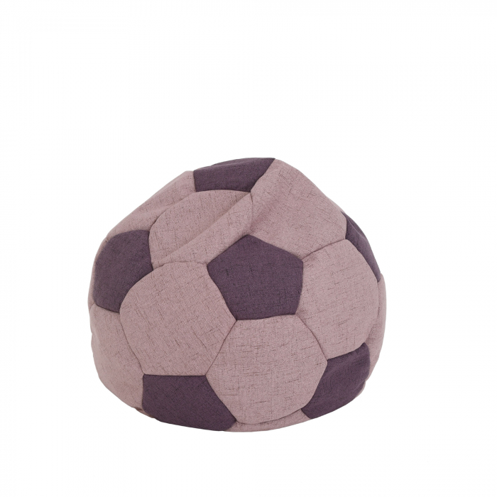 Baby Ball - fotoliu puf -stofa G-roz/mov [1]