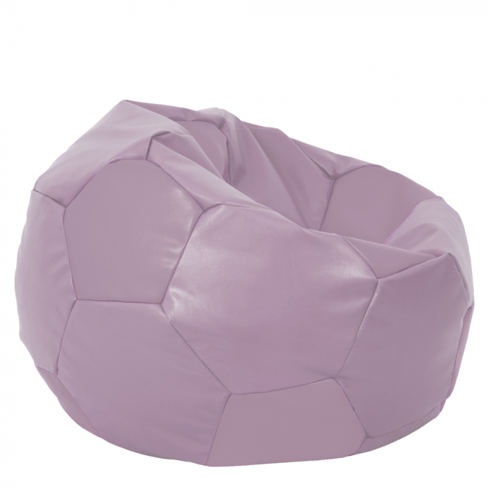Mega Ball - fotoliu puf - imitatie piele mov [2]