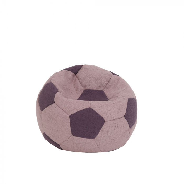 Baby Ball - fotoliu puf -stofa G-roz/mov [2]