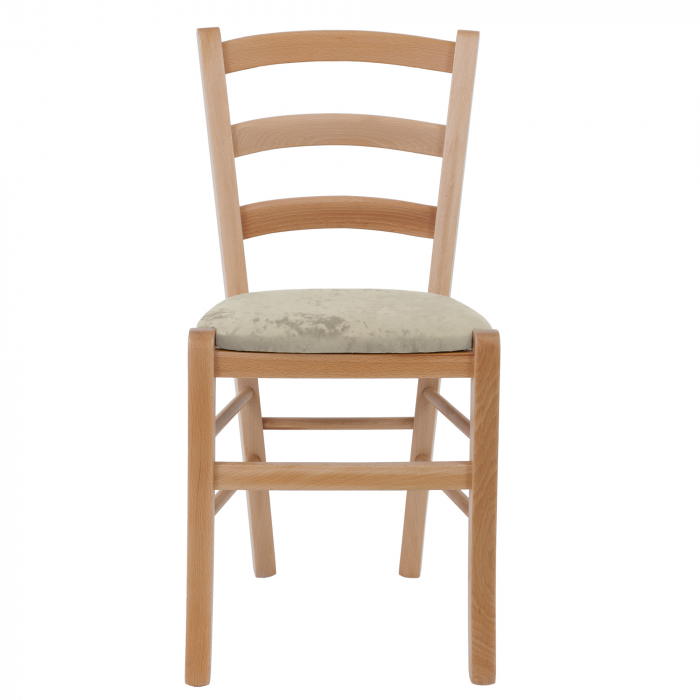 Scaun Paesana, cadru fag, material stofa E04 crem [2]