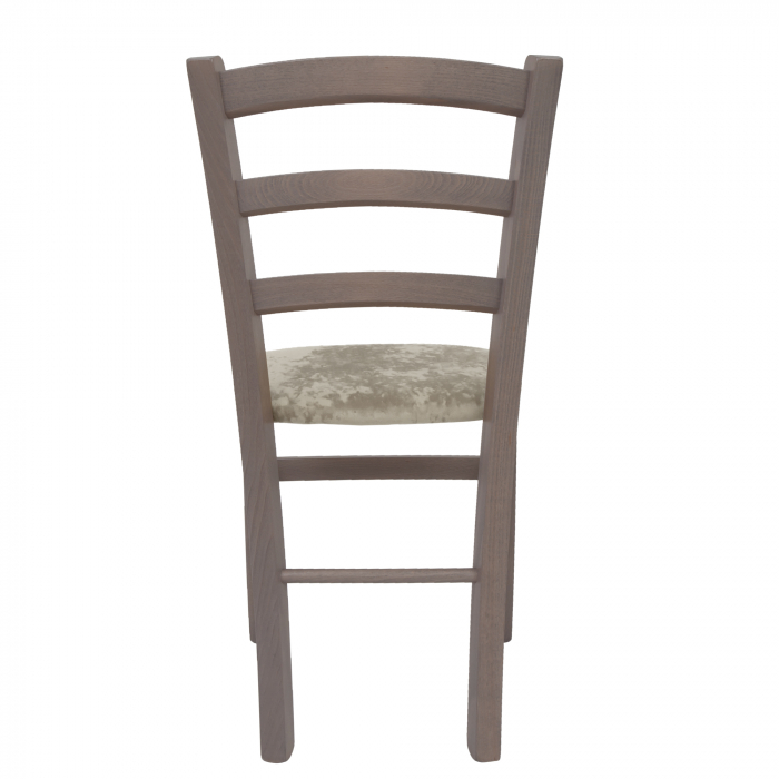 Scaun Paesana, cadru fag, culoare gri, material stofa  E04 crem [4]