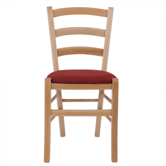 Scaun Paesana, cadru fag, material stofa K14 cranberry [2]