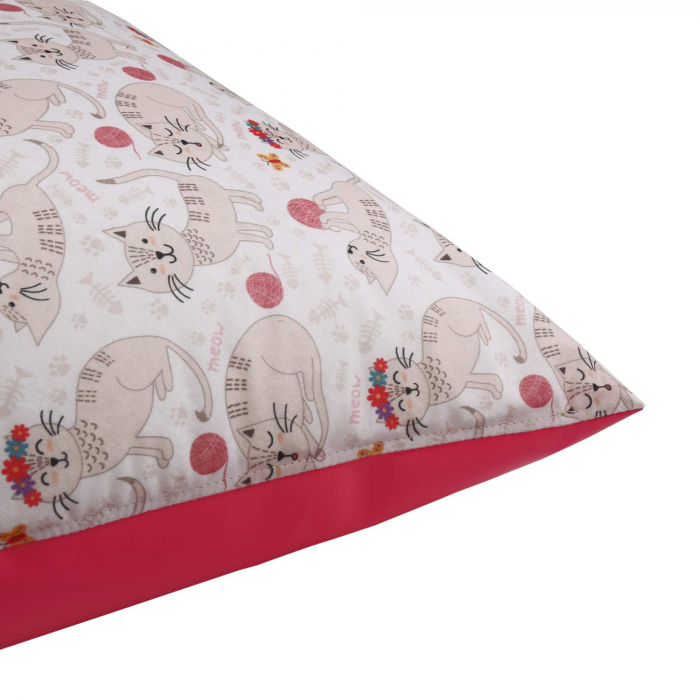 Bean bag Relax - Pisici roz - Imitatie piele roz [2]