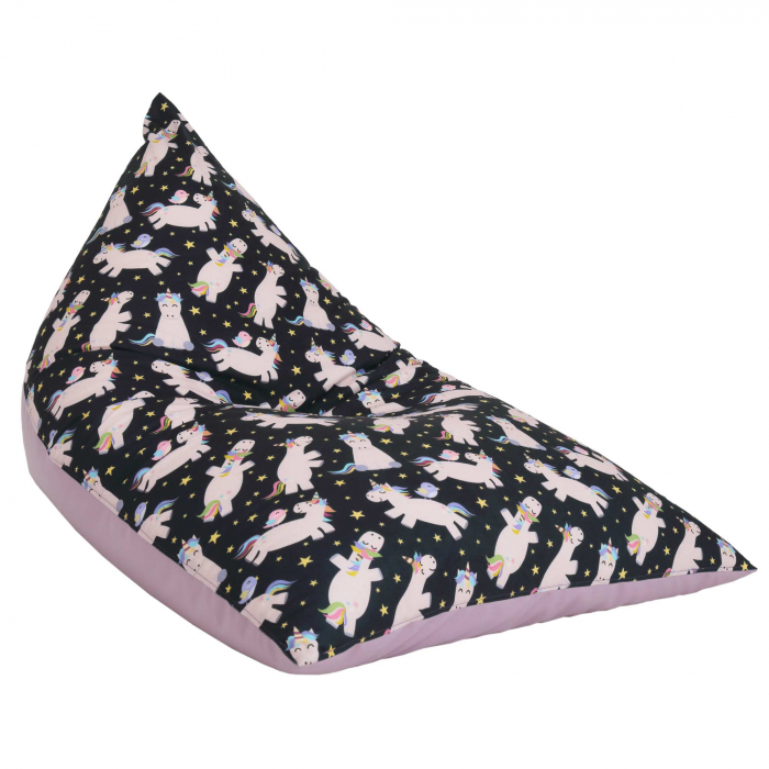Bean bag Relax - Unicorni - Imitatie piele mov [1]