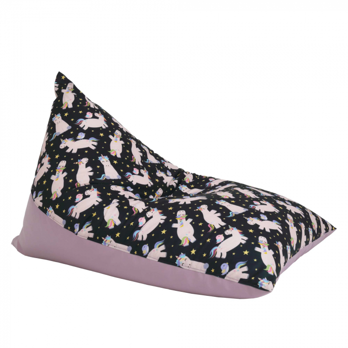Bean bag Relax - Unicorni - Imitatie piele mov [2]