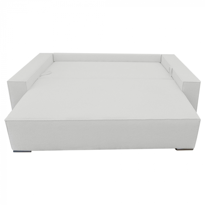 Canapea extensibila Nube cu lada de depozitare, N01 alb, 230x100x82 [4]
