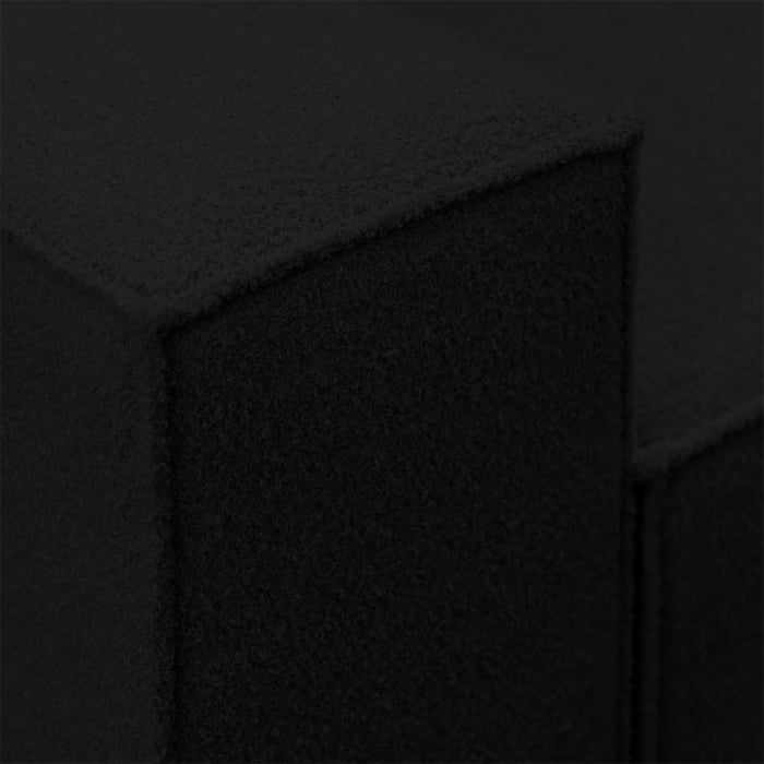Canapea extensibila Nube cu lada de depozitare, N100 negru, 230x100x82 [6]