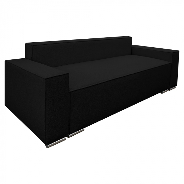 Canapea extensibila Nube cu lada de depozitare, N100 negru, 230x100x82 [2]