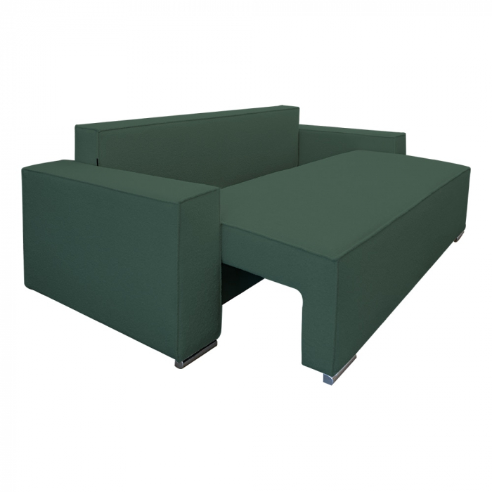Canapea extensibila Nube cu lada de depozitare, N34 verde marin, 230x100x82 [3]