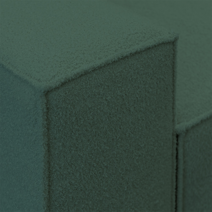 Canapea extensibila Nube cu lada de depozitare, N34 verde marin, 230x100x82 [6]