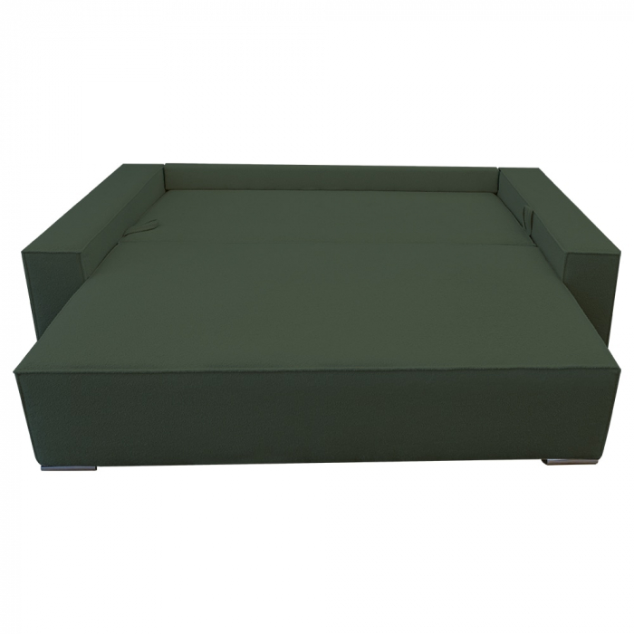Canapea extensibila Nube cu lada de depozitare, N37 verde, 230x100x82 [4]