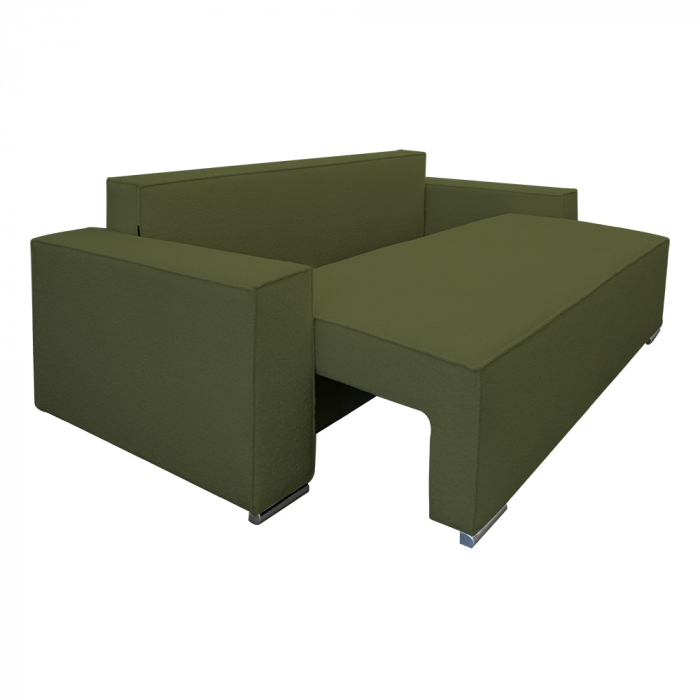 Canapea extensibila Nube cu lada de depozitare, N38 kaki, 230x100x82 [3]