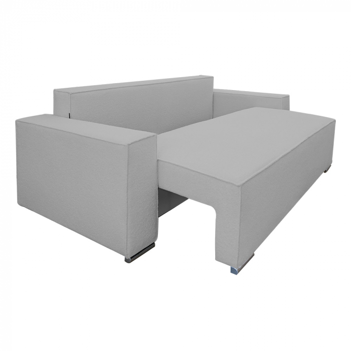 Canapea extensibila Nube cu lada de depozitare, N83 gri deschis, 230x100x82 [3]