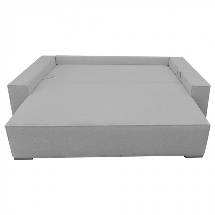 Canapea extensibila Nube cu lada de depozitare, N83 gri deschis, 230x100x82 [4]