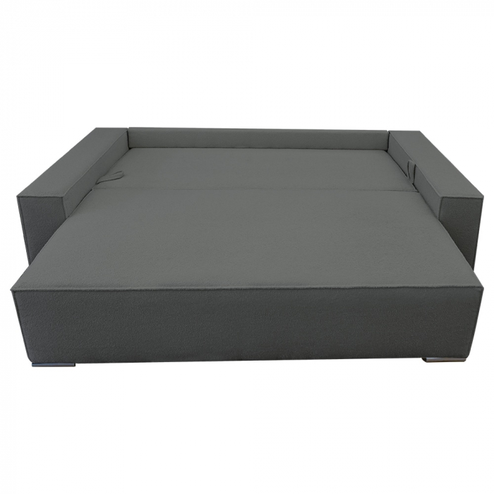 Canapea extensibila Nube  cu lada de depozitare, N92 gri inchis, 230x100x82 [4]