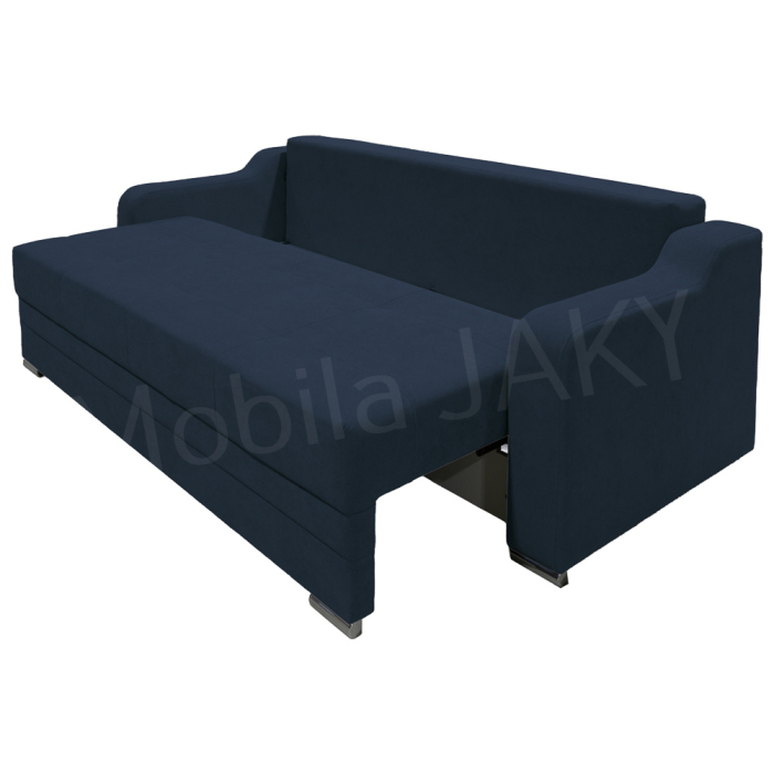 Canapea extensibila Gina, 3 locuri, bleumarin, cu lada de depozitare, dimensiune 226x98x78 cm [4]