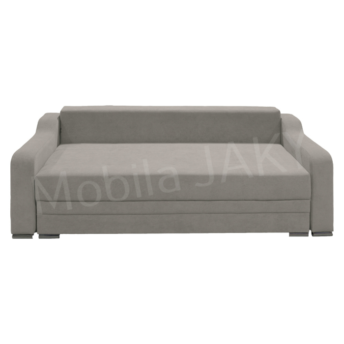Canapea extensibila Gina, 3 locuri, gri deschis, cu lada de depozitare, dimensiune 226x98x78 cm [3]
