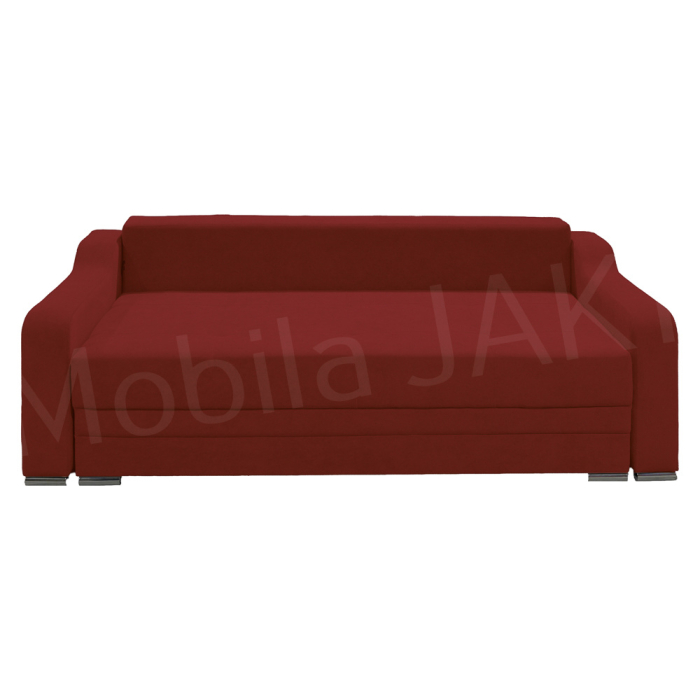 Canapea extensibila Gina, 3 locuri, rosu caramiziu, cu lada de depozitare, dimensiune 226x98x78 cm [3]