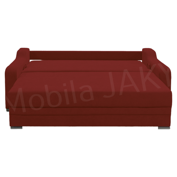 Canapea extensibila Gina, 3 locuri, rosu caramiziu, cu lada de depozitare, dimensiune 226x98x78 cm [5]