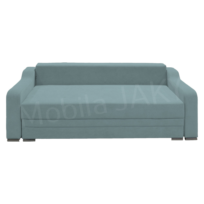 Canapea extensibila Gina, 3 locuri, albastru deschis, cu lada de depozitare, dimensiune 226x98x78 cm [3]