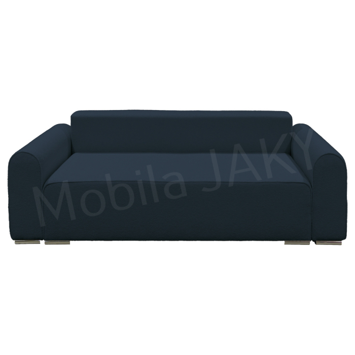 Canapea extensibila MELINA, 3 locuri, stofa boucle bleumarin 79, cu lada de depozitare, dimensiunea 244x100x80 cm [4]