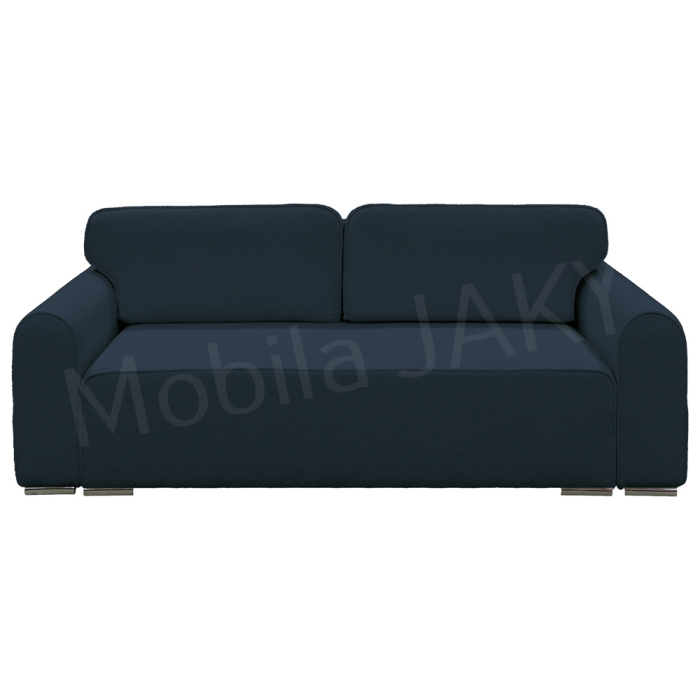 Canapea extensibila MELINA, 3 locuri, stofa boucle bleumarin 79, cu lada de depozitare, dimensiunea 244x100x80 cm [2]