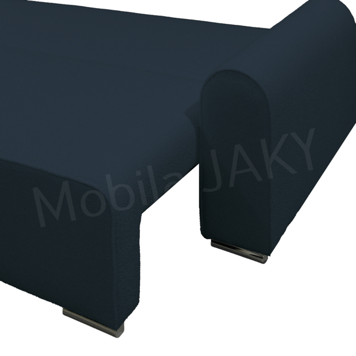 Canapea extensibila MELINA, 3 locuri, stofa boucle bleumarin 79, cu lada de depozitare, dimensiunea 244x100x80 cm [7]