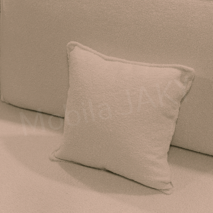 Canapea extensibila MELINA, 3 locuri, stofa boucle cappuccino 14, cu lada de depozitare, dimensiunea 244x100x80 cm [9]