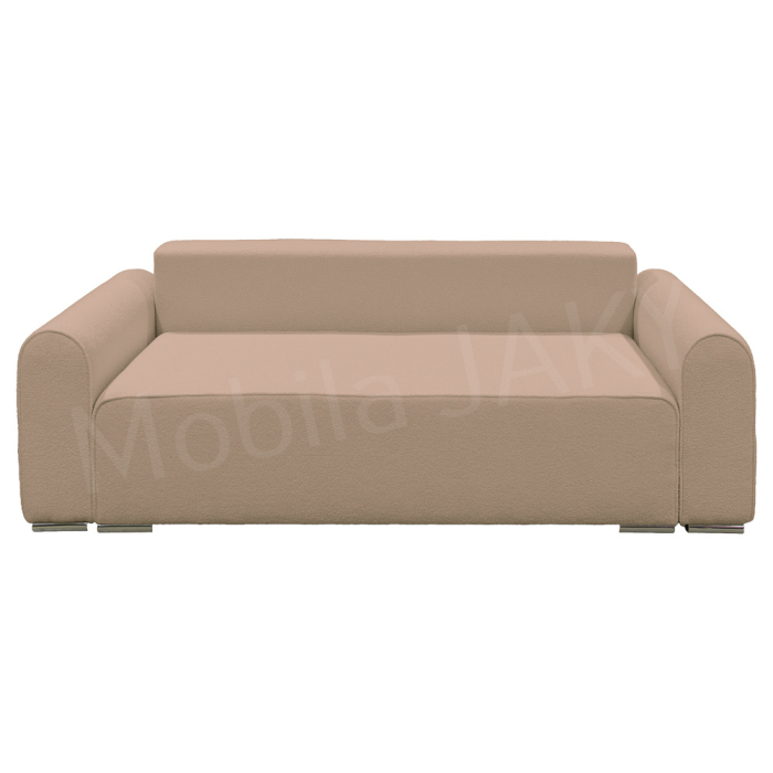 Canapea extensibila MELINA, 3 locuri, stofa boucle cappuccino 14, cu lada de depozitare, dimensiunea 244x100x80 cm [4]